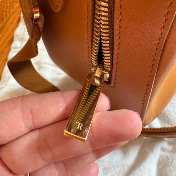 The Row - Small Bowling Bag - Tan Leather Crossbody Bag - Picture 3 of 10